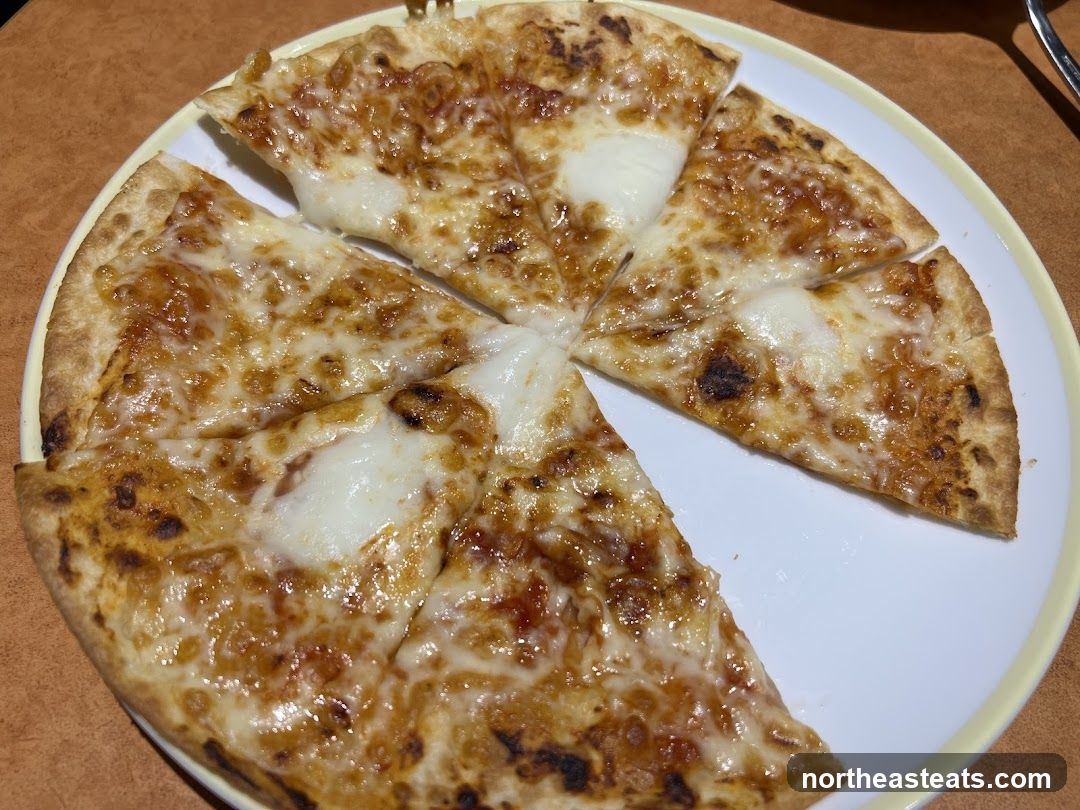 Pizza on a plate