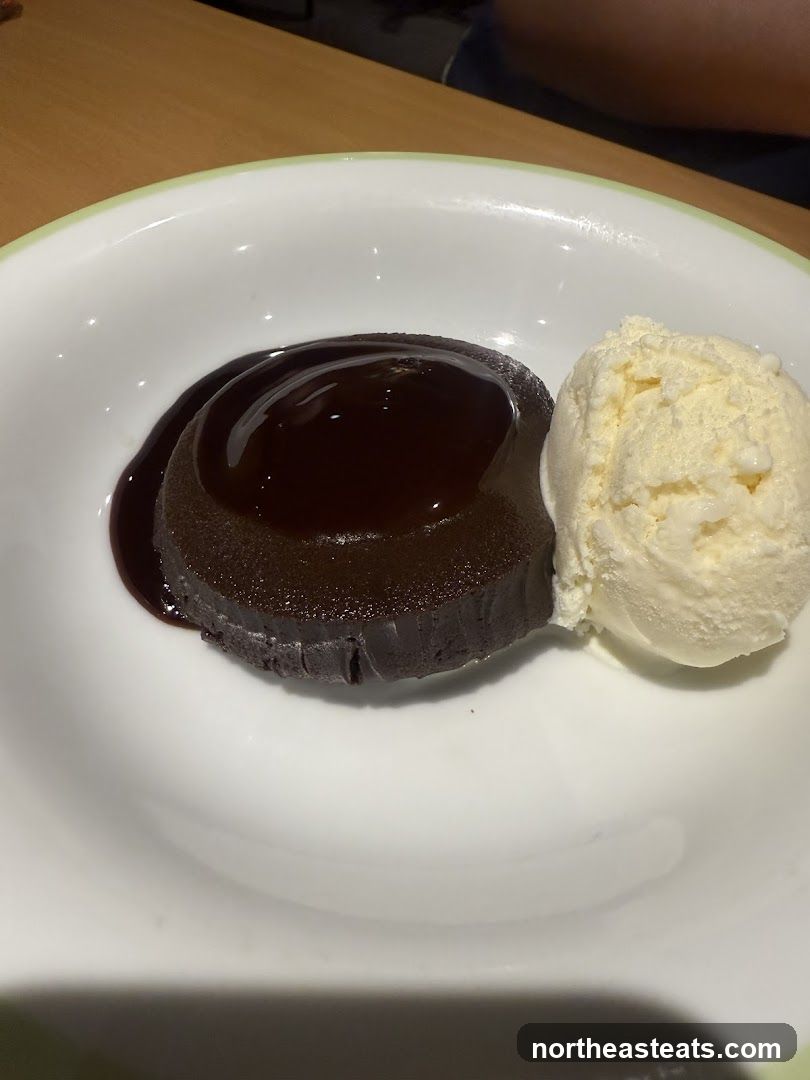 Chocolate Lava Cake with Ice Cream