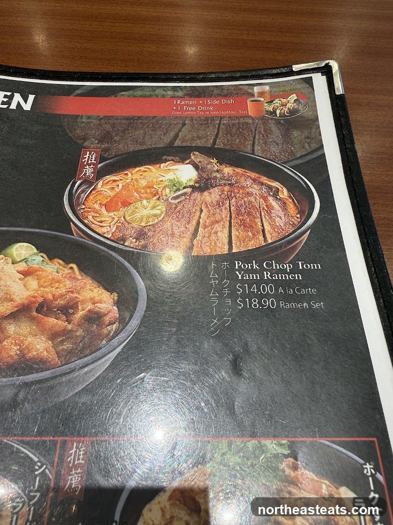 Ramen Menu