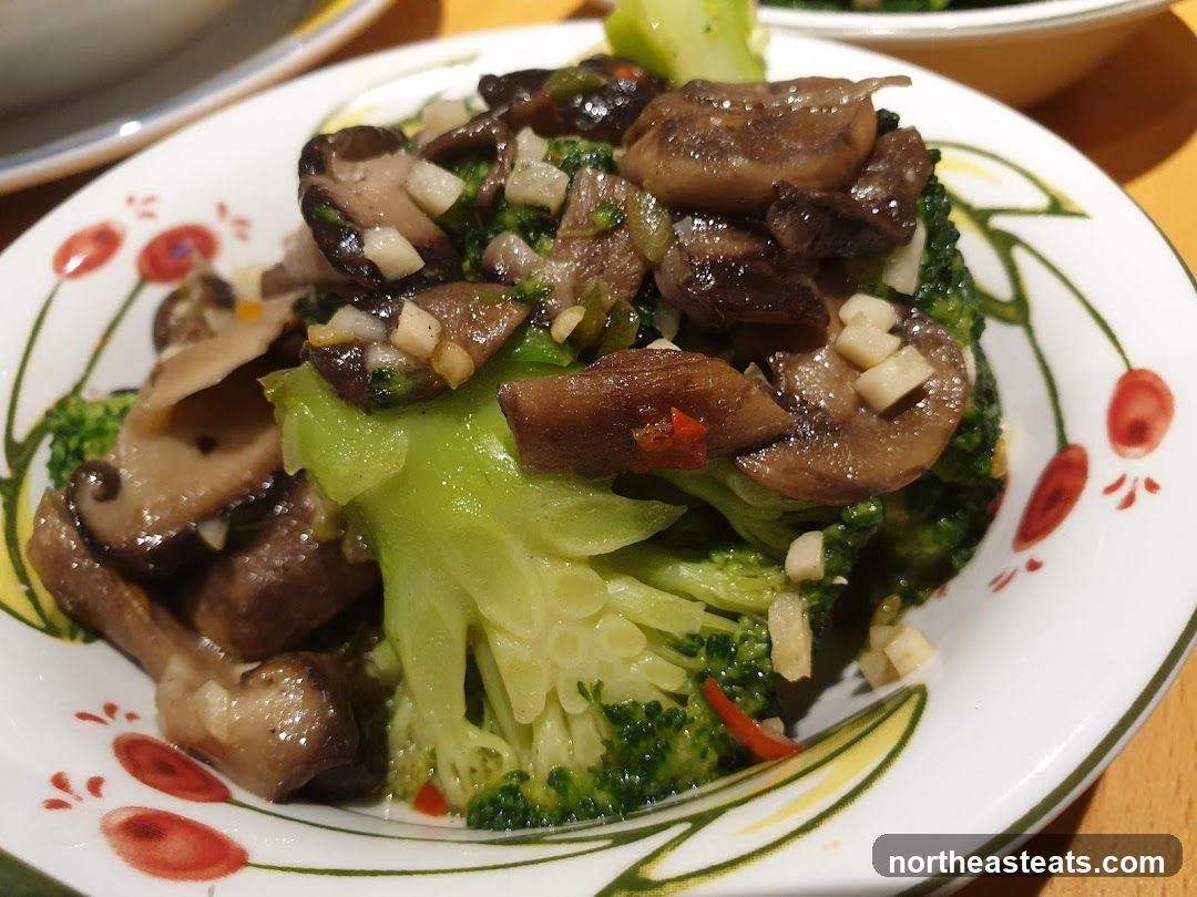 Broccoli and Mushroom Stir-fry