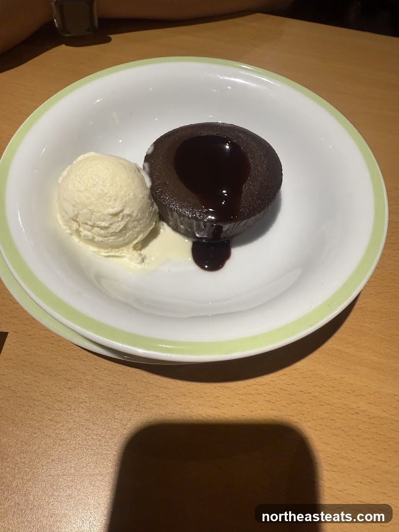 Chocolate Lava Cake with Ice Cream