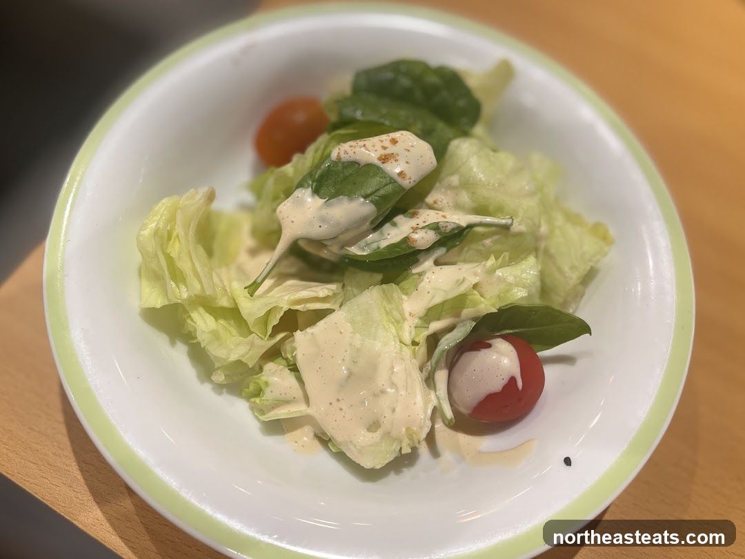 Salad with Dressing
