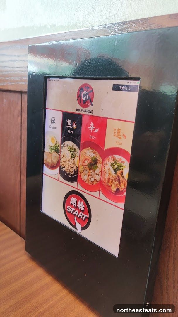 Ramen Menu