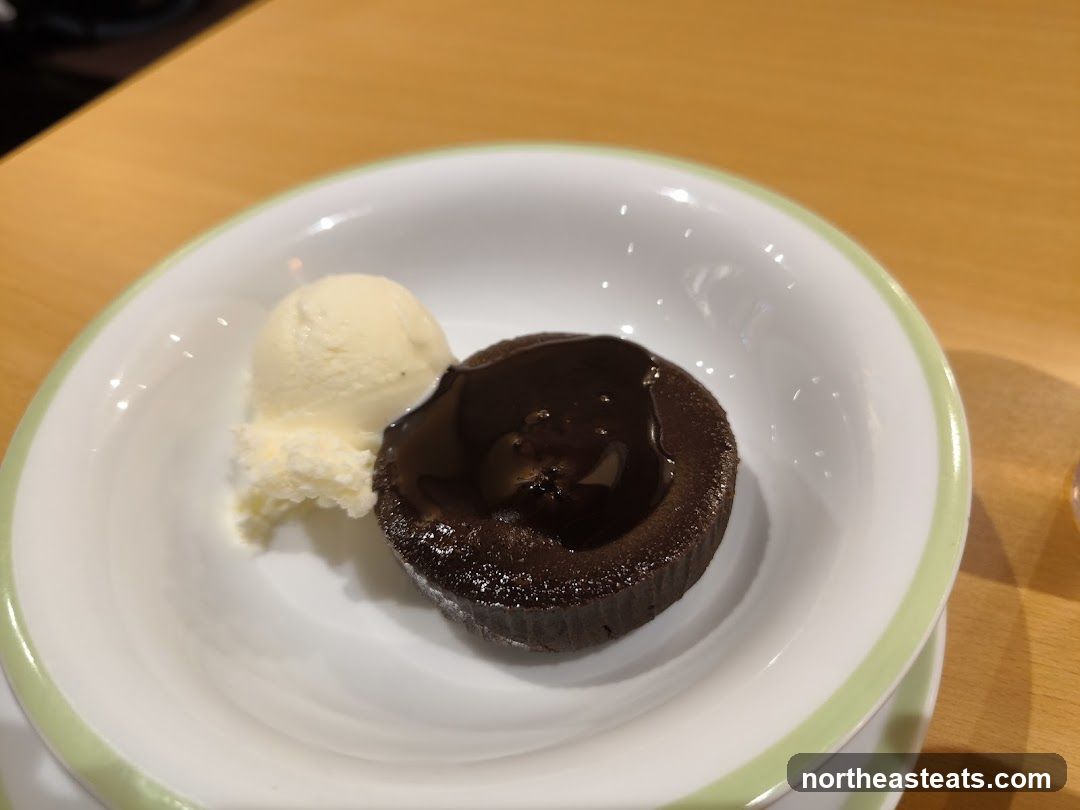 Chocolate Lava Cake with Ice Cream