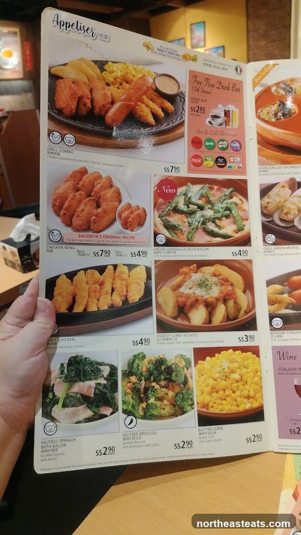 Appetiser Menu