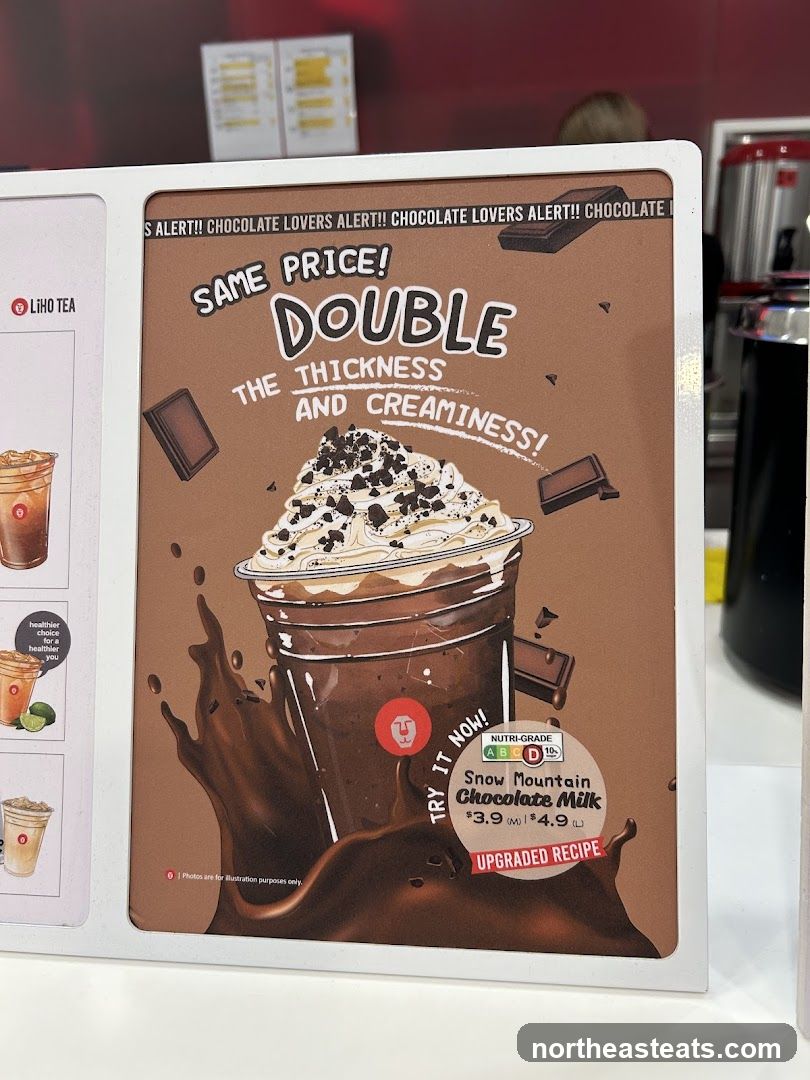 Snow Mountain Chocolate Milk Promotion