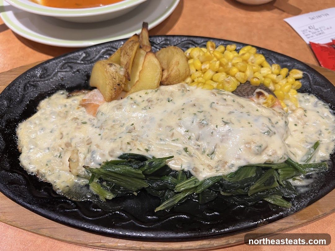 Salmon with Cream Sauce