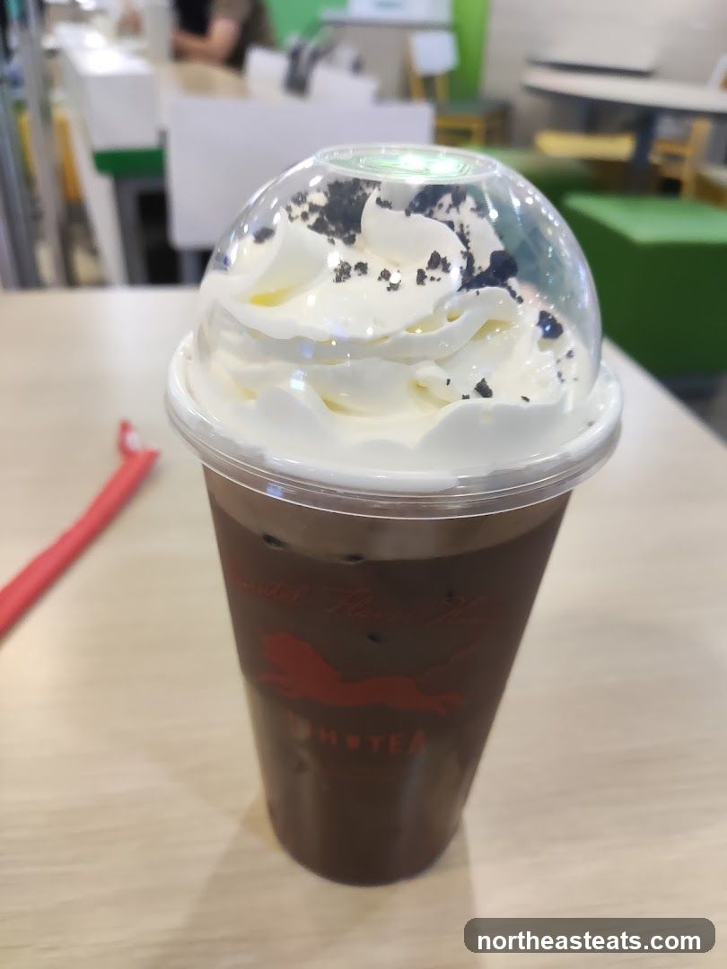 Chocolate Drink with Whipped Cream