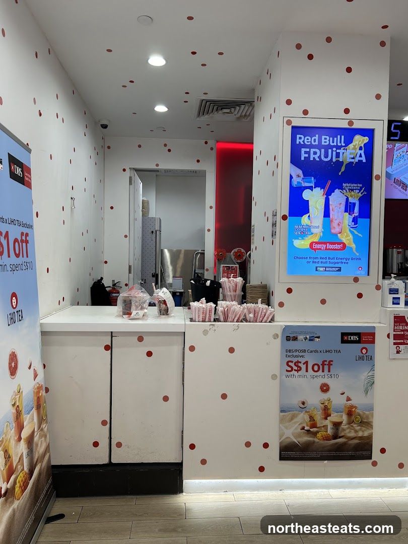 LIHO TEA Drink Counter