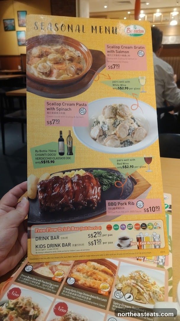 Seasonal Menu
