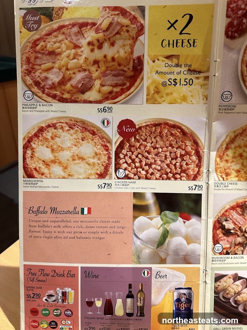 Pizza Menu