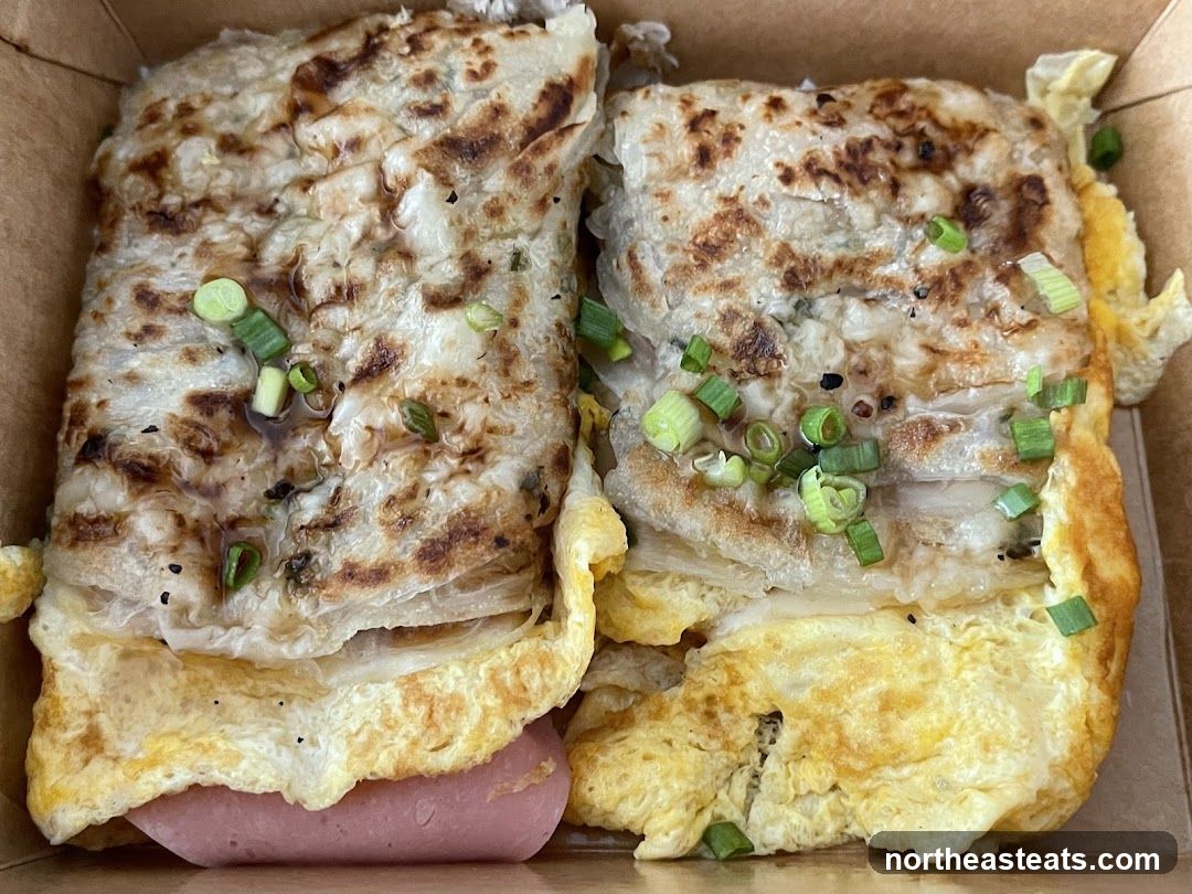 Savory Crepe with Egg and Ham