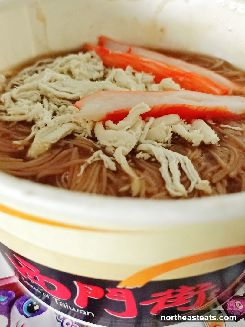 Noodle Bowl with Crab Sticks