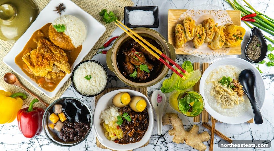 Assortment of Asian Dishes