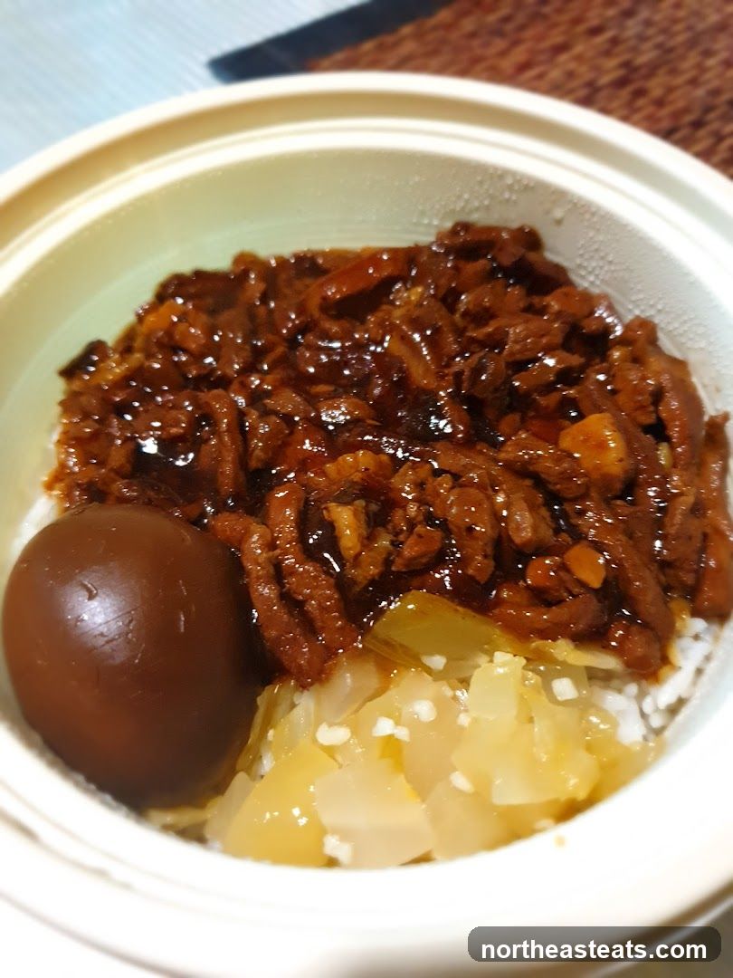 Braised Pork Rice with Egg