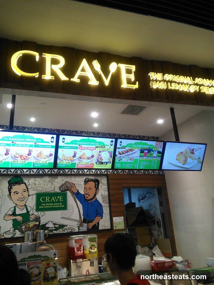 Crave Restaurant Menu