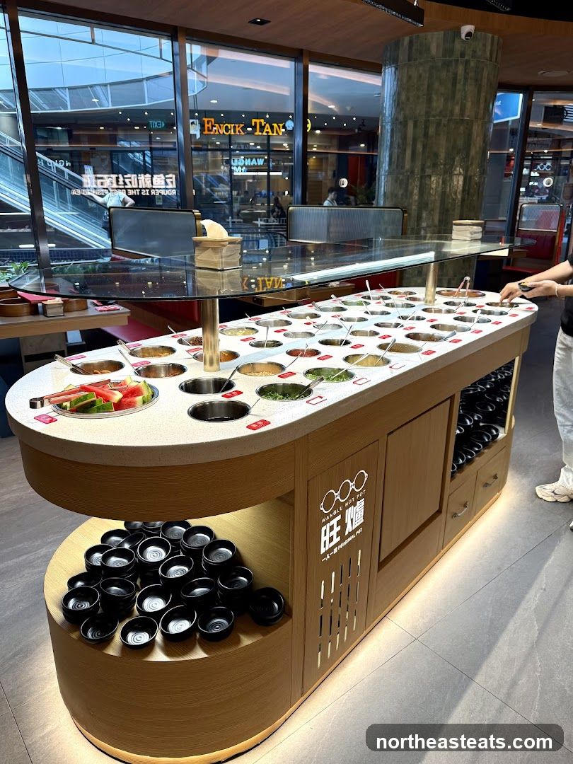 Hot Pot Condiment Station