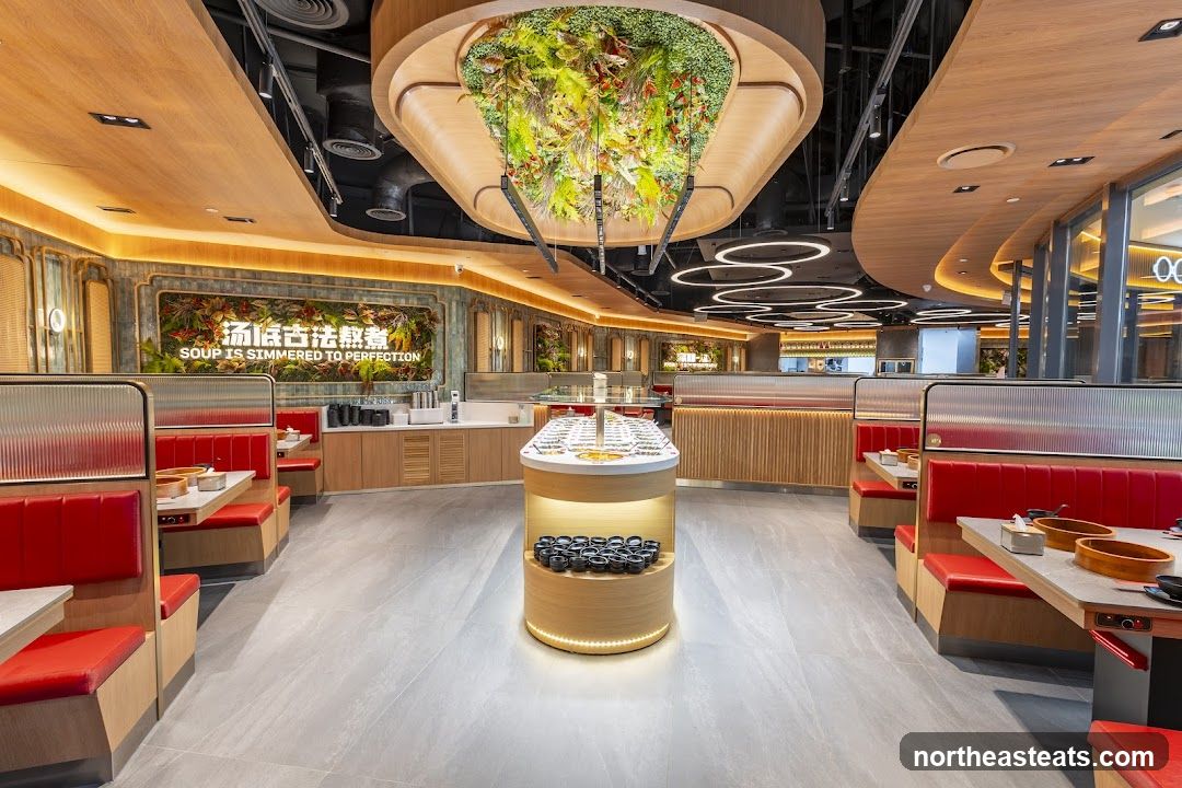 Modern Hot Pot Restaurant Interior
