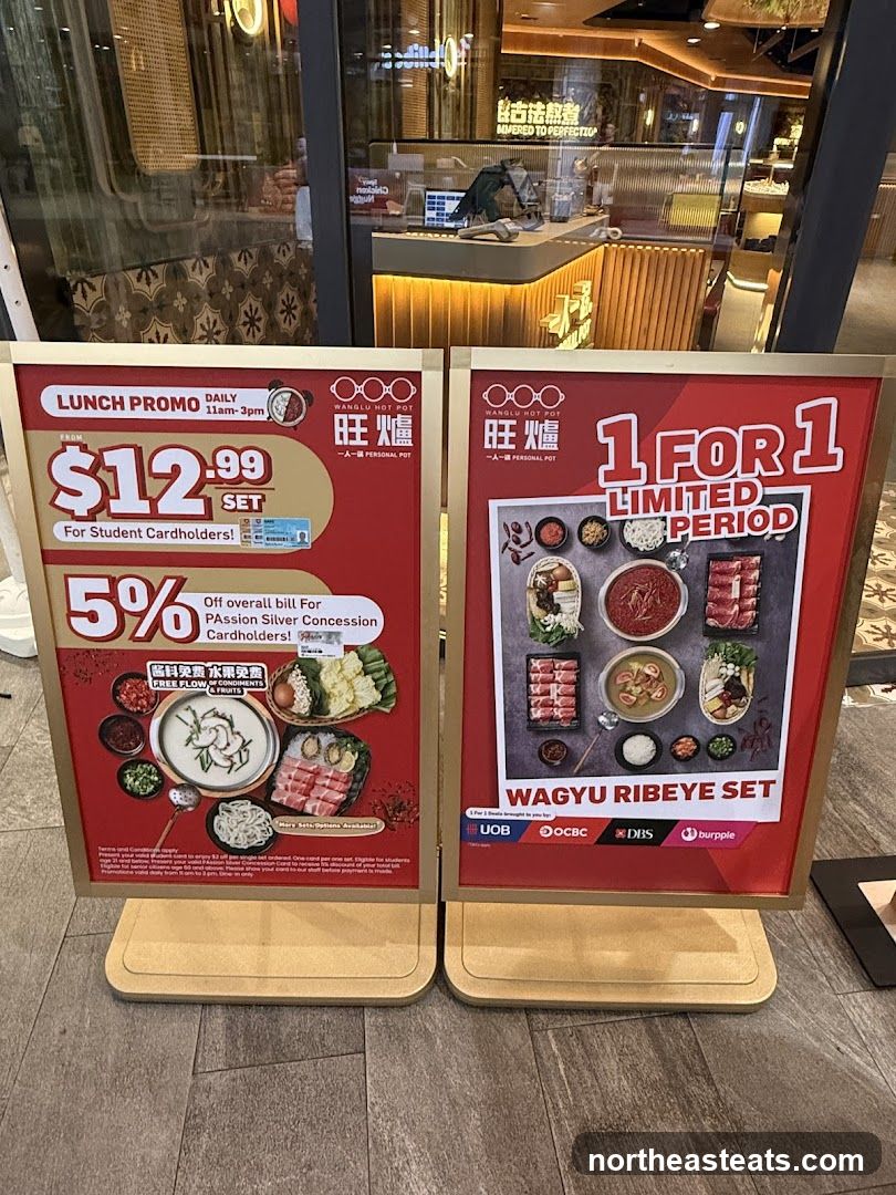 Promotional Signs for Wanglu Hot Pot