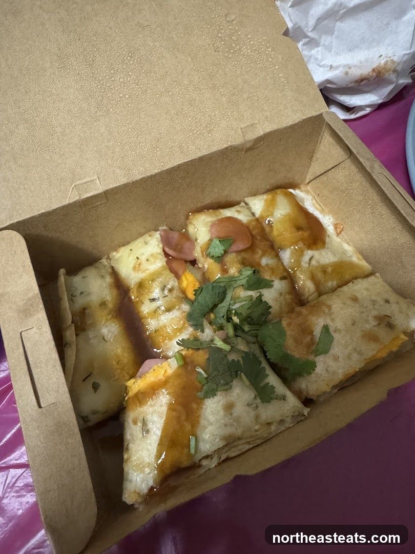 Savory Crepes in a Takeout Box