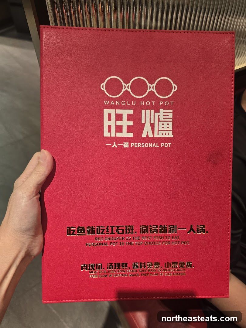 Wanglu Hot Pot Menu
