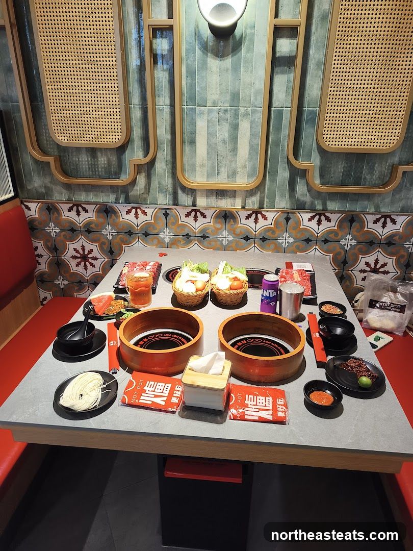 Hot Pot Table Setting
