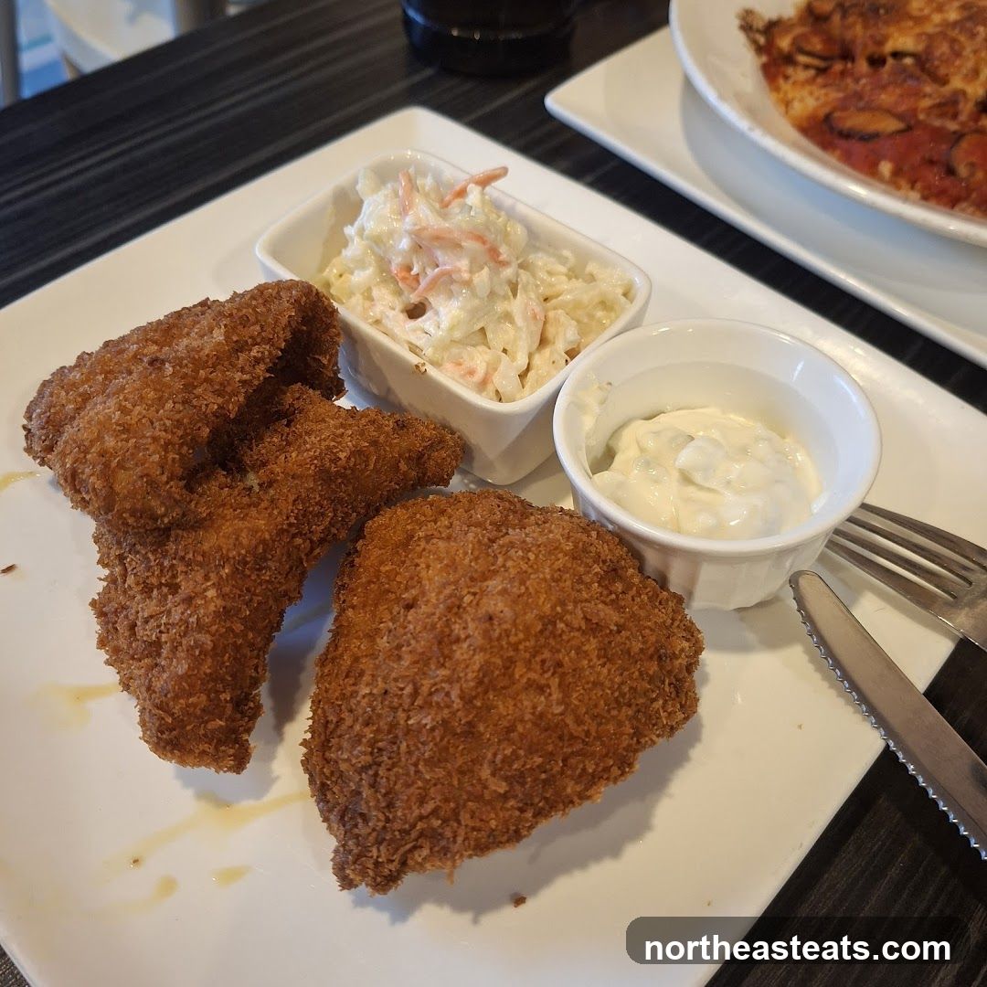 Fried Fish and Coleslaw