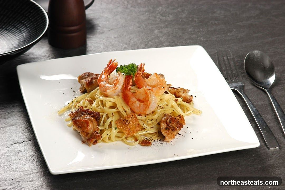 Shrimp and Chicken Pasta
