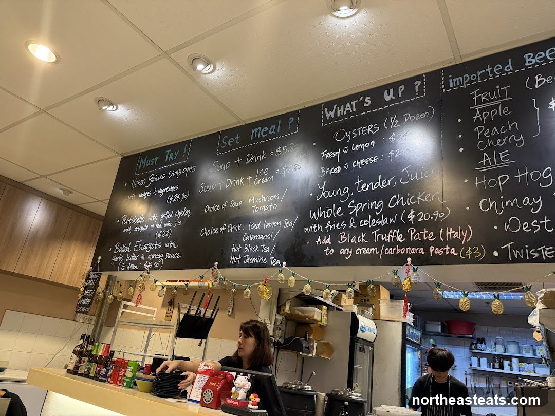 Chalkboard Menu