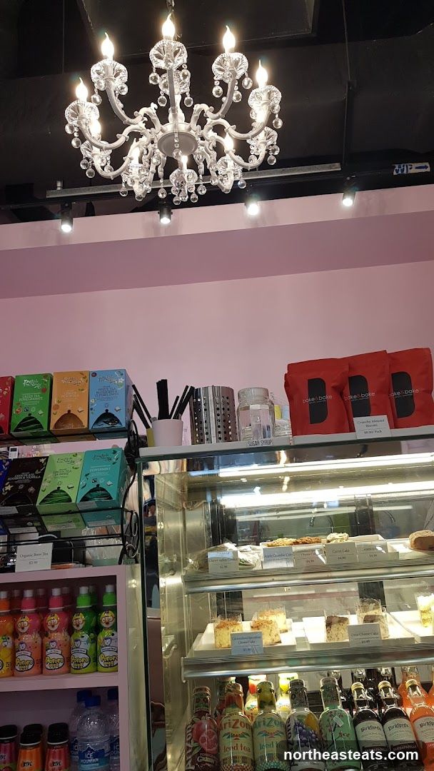 Dessert Display and Beverage Shelves