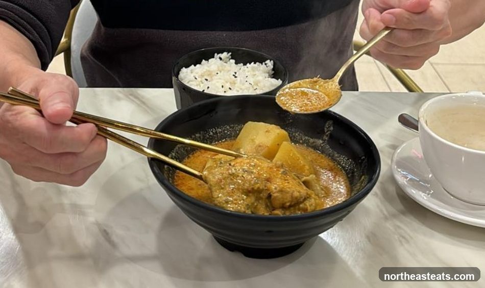 Curry with Rice and Coffee