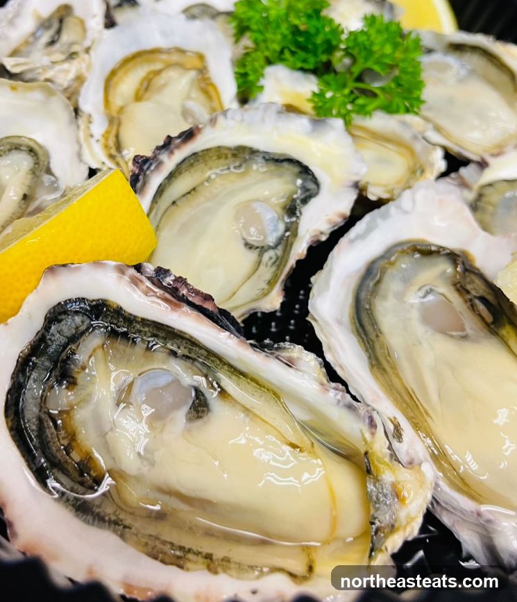 Fresh Oysters with Lemon and Parsley