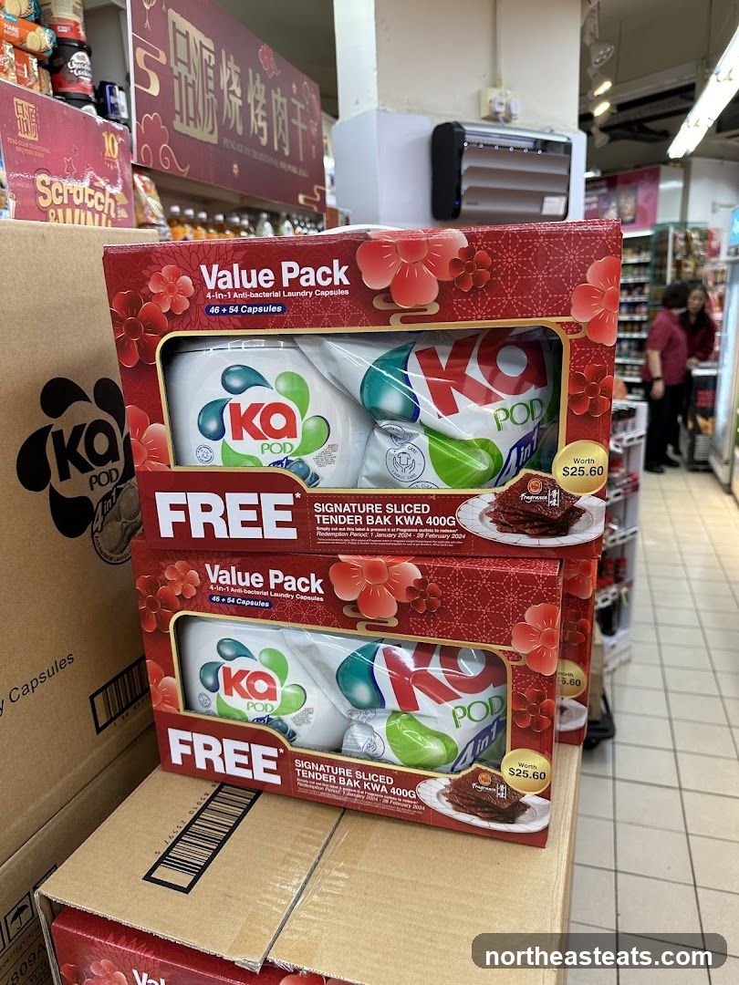 Laundry Capsules and Bak Kwa Promotion
