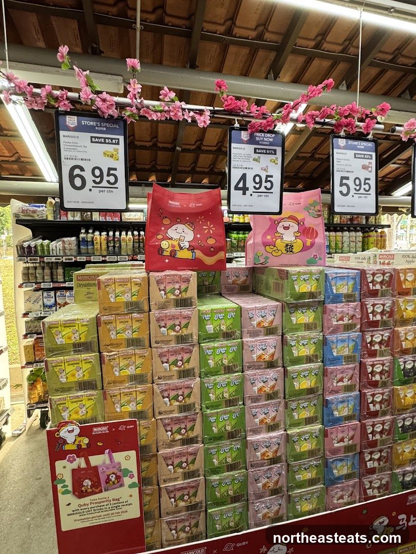 Promotional Display of Marigold Drinks