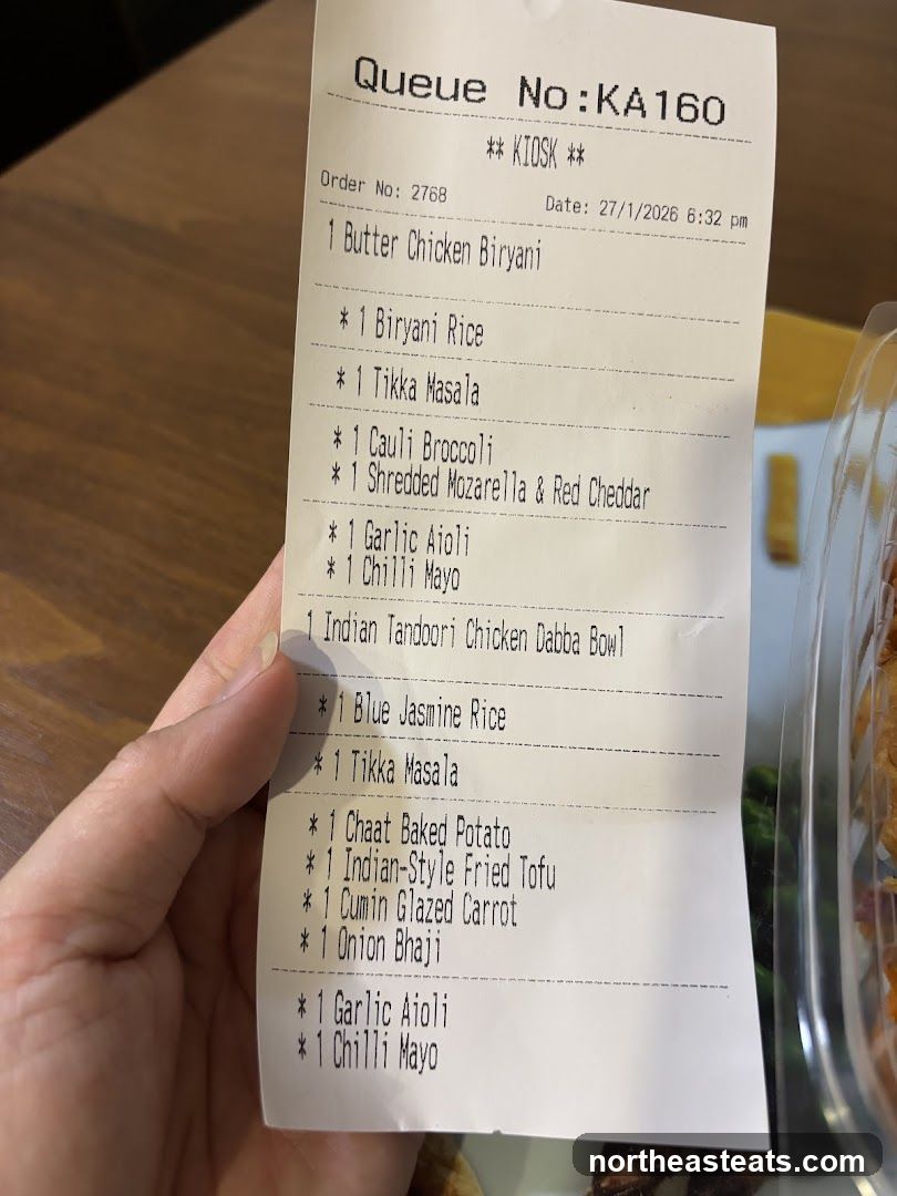 Order Receipt