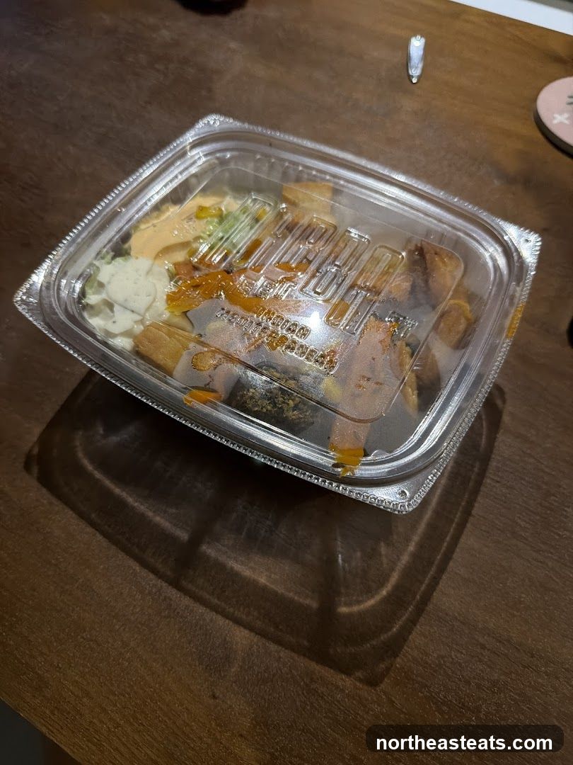 Takeout Container with Food