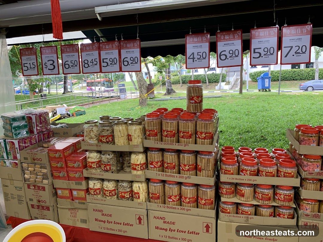 Snack Display with Price Tags