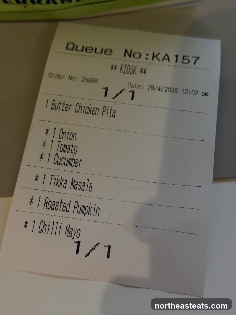 Order Receipt