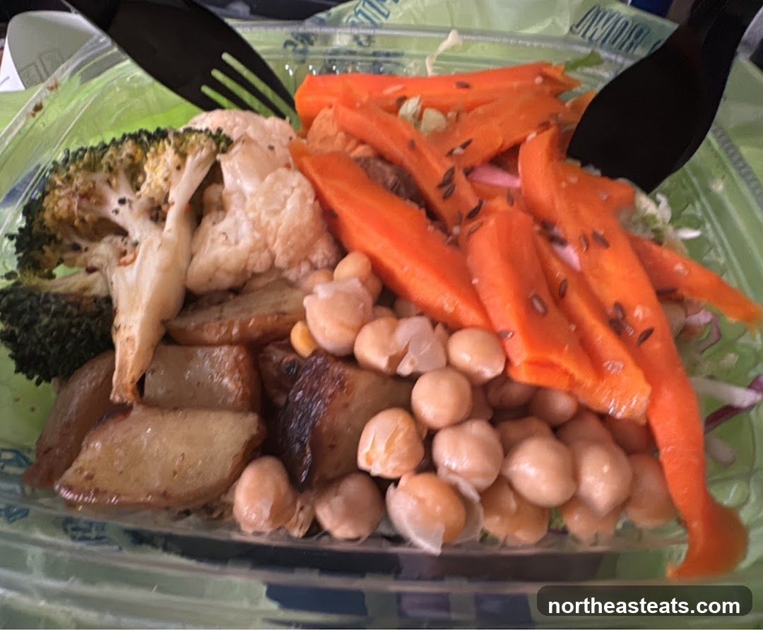 Vegetable and Chickpea Salad