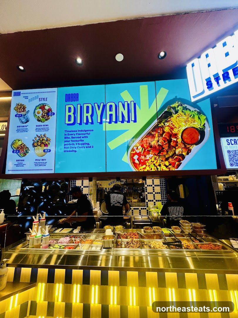 Dabba Biryani Display