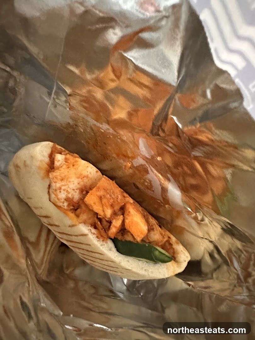 Sandwich in foil