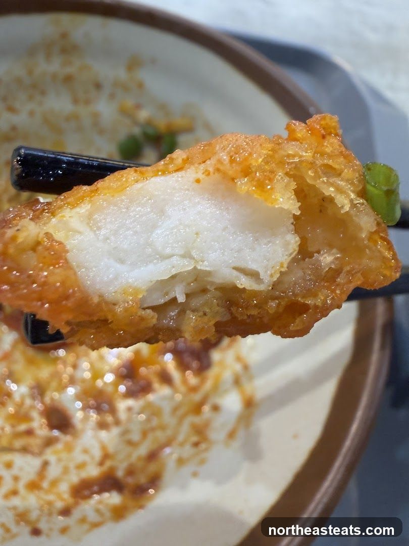 Fried Food with Chopsticks