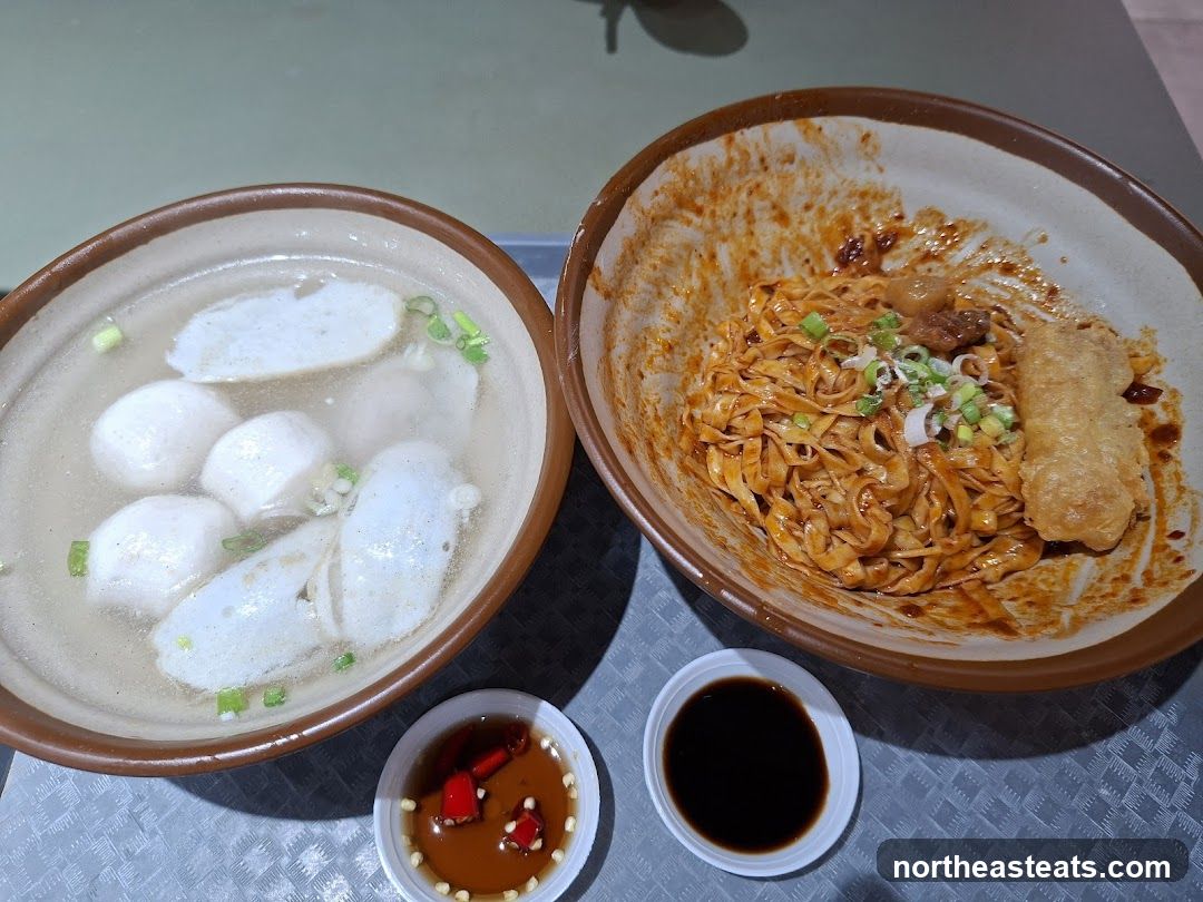 Noodles and Fishball Soup