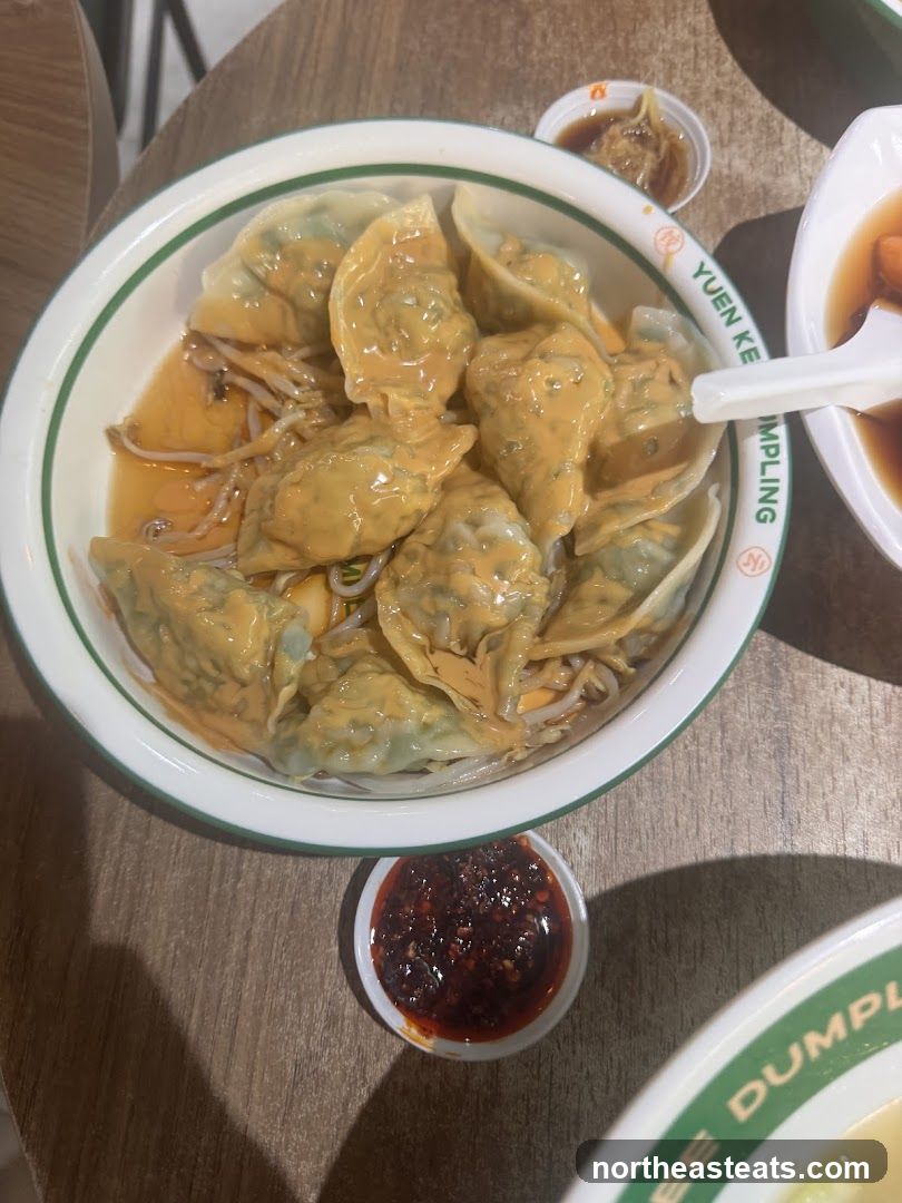 Dumplings with Sauce