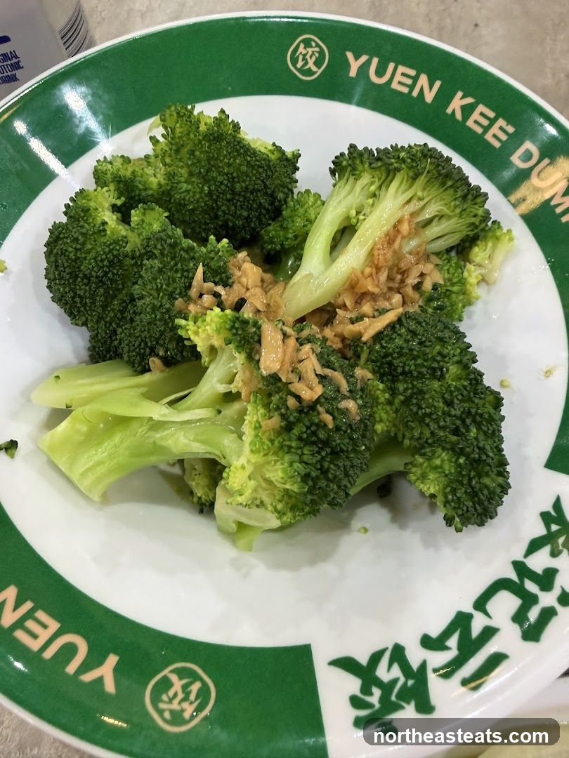 Steamed Broccoli with Garlic