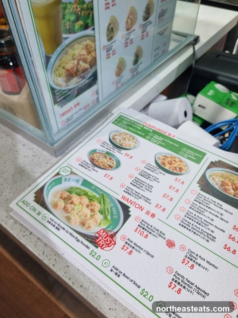 Dumplings Menu