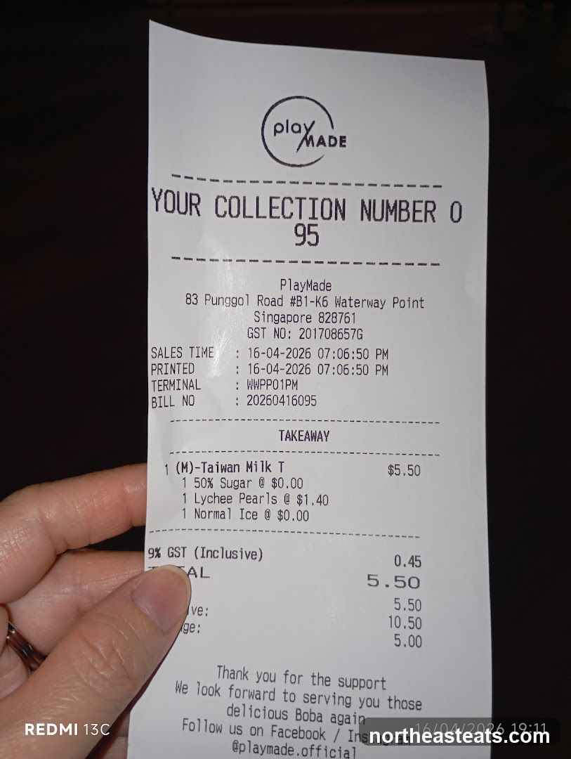 PlayMade Receipt