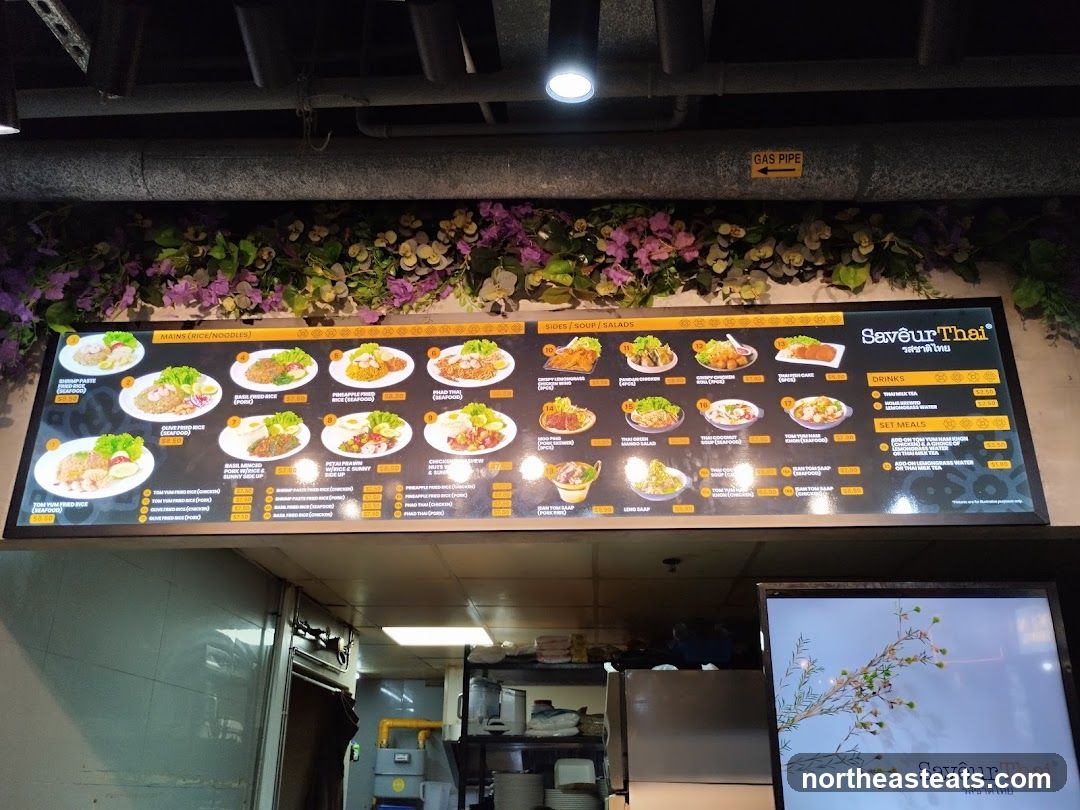 Saveur Thai Menu