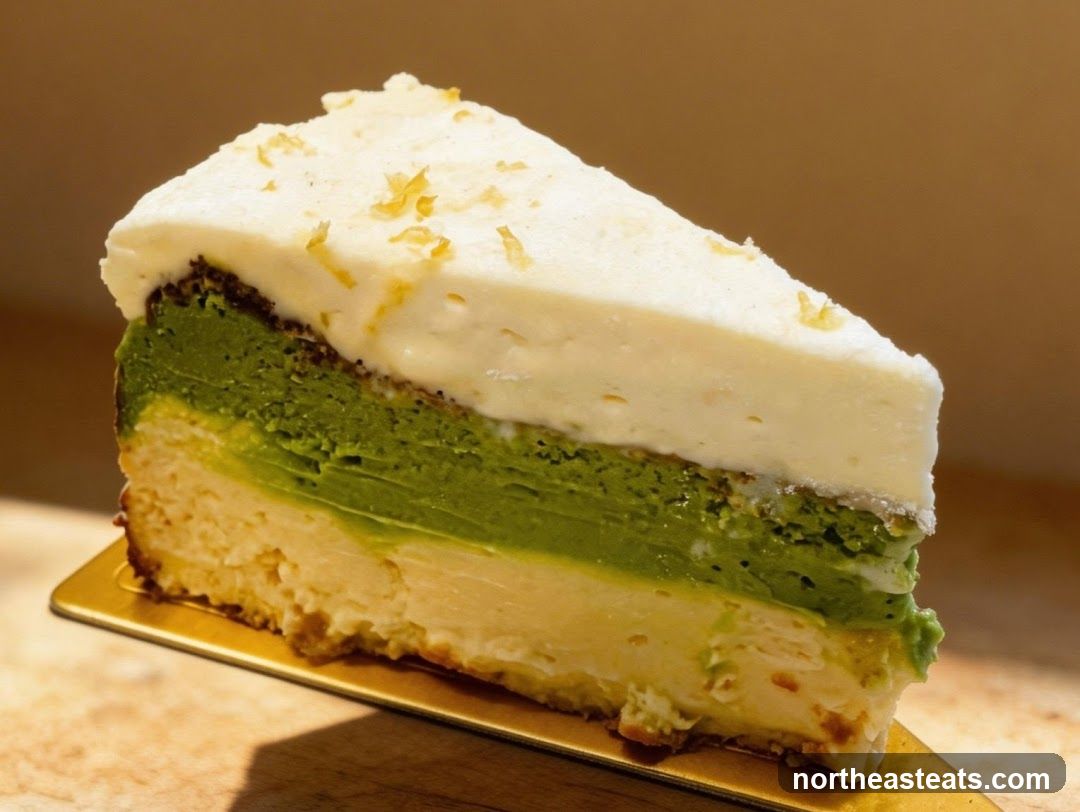 Layered Matcha Cheesecake