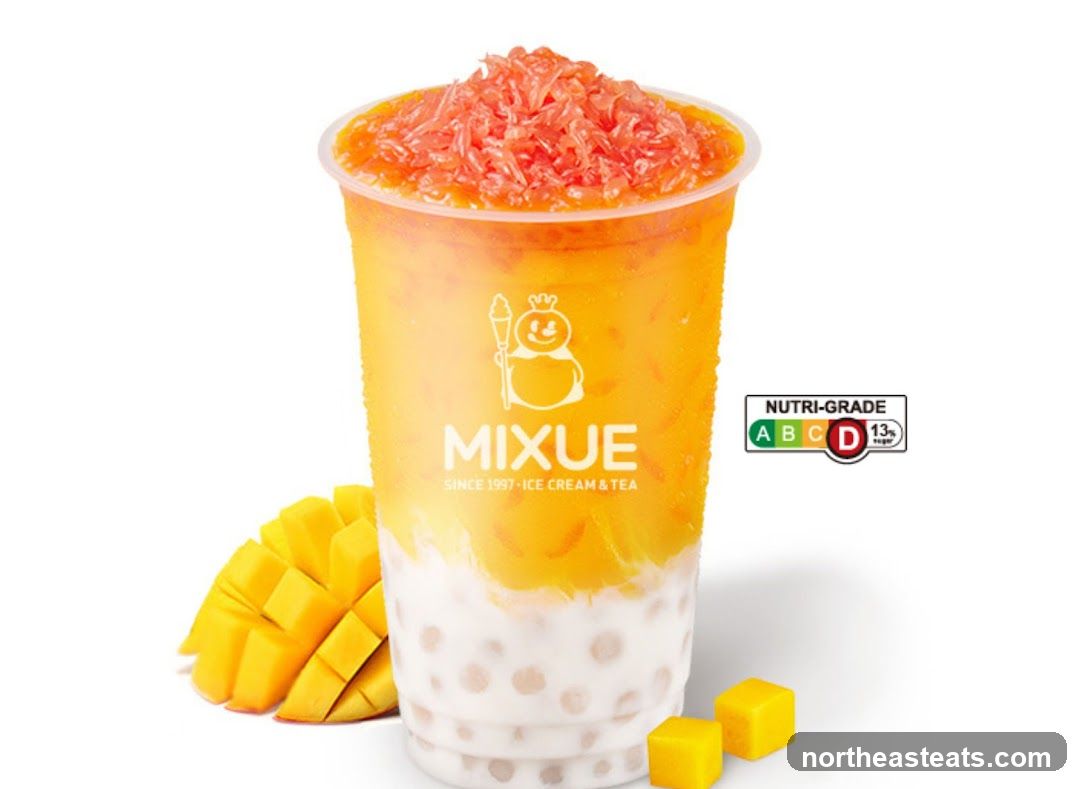 Mixue Mango Grapefruit Drink
